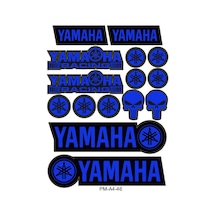 Yamaha Uyumlu A4 Çoklu Sticker Seti 03 Diğer