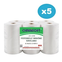 Omnisoft Fotoselli Makine Havlu 5 x 6'lı 25 cm