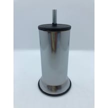Metal, 15 Cm 5/16 Vidalı Krom Kaplama Baza,koltuk Ayağı 4 Adet