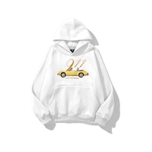 Tarzsokak Kadın 911 Art And Automobile Sweatshirt Beyaz