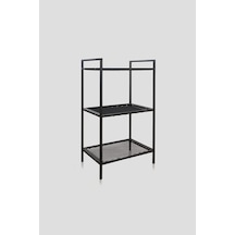 Mudesa Mdstels006 Metal 3 Raflı Masa Arkası Dosya Dolabı Açık Metal Ofis Rafı Dekoratif Raf Çok Renkli