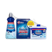 Finish Temizlik Ve Bakım Seti Parlatıcı 400 Ml +.makina Temizleyici 250 Ml +tuz 550 Gr