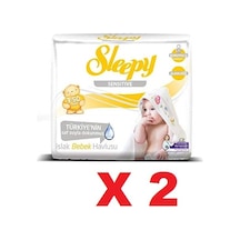 Sleepy Sensitive Islak Mendil Havlu 3 X 50'li '2li Paket 300 Yaprak 6'lı Set
