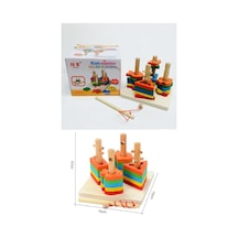 Ahşap 4 Lü Vidalama ve Balık Tutma Oyunu