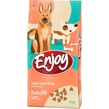 Enjoy Kuzu Etli ve Pirinçli Yetişkin Köpek Maması 15 KG