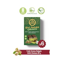 Milat Sütlü Fıstık Dolgulu Çikolata 6 60 G