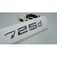 Dk Tuning 725d Bagaj Krom Metal 3m 3d Yazı Logo Bmw İle Uyumlu