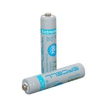 Efcell Extreme Life+ Aaa 700mah 1.2v Şarj Edilebilir Ni-mh Pil 2'li Paket