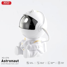 Astronot Temalı Yıldızlı Gökyüzü Projeksiyon Gece Lambası Ve Bluetooth Hoparlör Renkli