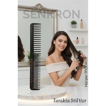 Zenvac Karbon Plastik Saç Kesim Tarağı 17.2 Cm, Kuaför Ve Kişisel Kullanıma Uygun 722298 Zenvac29