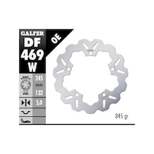 Yamaha Mt-07 Abs Arka Fren Diski 245 Mm 2014-2020 Galfer Dalgalı Hareketli Aluminyum Disk