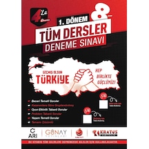 Tekyürek 8. Sınıf 1. Dönem 4’Lü Tüm Dersler Deneme -  Nartest
