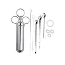 Sones 10'u 1 Arada Paslanmaz Çelik Baharat Hindi Şırıngası Mutfak Baharat Şırıngası