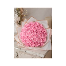 30 Lu Pembe Solmayan Gül Buketi Özel Gün Ve İsteme Çiçeği Pembe - 908803861 Pembe