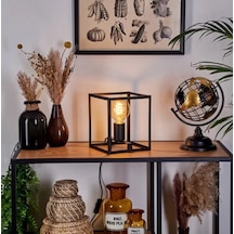 Riolight Modern11, Retro,vintage,rustik Siyah 1xe27 Duylu Küp Met
