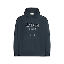 Calvin Klein Ls Premıum Fleece Calvın Graphıc Erkek Yeşil Sweatshirt