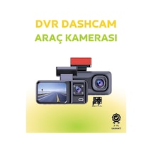 Mey İthalat 1080p Ön, 720p Arka Ve İç Kamera İle %100 Kapsama Gece Görüşlü Araç Kamerası
