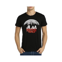 Bant Giyim - Stranger Things Siyah Erkek T-Shirt Tişört
