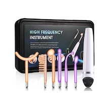 6 Baget, Neon Ve Argon Ile Taşınabilir Yüksek Frekanslı Makine Yüz Yüksek Frekansı Karışık