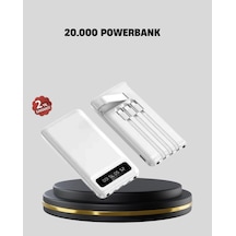 Hubrendy Tekno 20.000 Mah 4 Çıkışlı Led Göstergeli Hızlı Şarj Powerbank Diğer