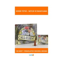 Call Clients Aromalı Ferahlatıcı Konik Tütsü 12 Paket