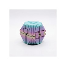 Gradient Renkli Infinity Cube: 3d Baskı Sonsuz Döngü Fidget Oyuncak