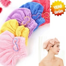 Saç Havlusu, Çabuk Kuruyan Mikrofiber Saç Kurutma Bonesi