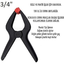 3/4" Yaylı Kıskaç Mandal El Tip İşkence 19 mm.