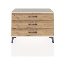 Arges Şifonyer 3 Çekmeceli 88x30x64 Aytaşı-çam Aytaşı
