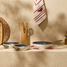 Kitchen Toscana Chef 3 Parça Seramik Tava Sahan Seti Çok Renkli