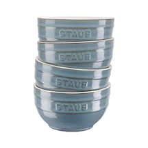 Staub, Kase 14 Cm Set, 4'lü, Yuvarlak, Ceramic By Staub 001 Siyah