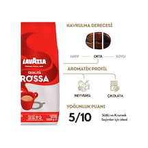 Qualita Rossa Espresso Çekirdek Kahve 1 Kg 3'lü Paket