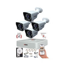 Ids - 4 Kameralı 1080p Fullhd 5mp Sony Lensli Kamera Seti - B2195