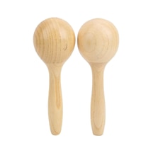 Jwin Jwm-109 Saplı Marakaş Orff - Ritim Aleti Seti - Natural