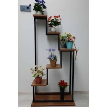 Merdiven Çiçeklik, Saksılık, Balkon Bahçe Dekor Standart