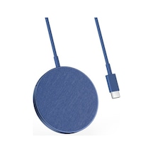 Anker Powerwave Select+ Magsafe Kablosuz Manyetik Şarj Cihazı - A2566 - Mavi Anker Türkiye Garantili