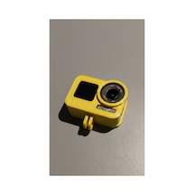 Djı Osmo Action 5 4 3 Uyumlu Yumuşak Çerçeve Kılıf - Tüm Gopro Aksesuarlarıyla Uyumlu Sarı