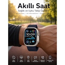 Akıllı Saat Bluetooth Bağlantılı Nfc Ve Gps Uyumlu Nabız Ölçer Sesli Görüşme Yeni Nesil