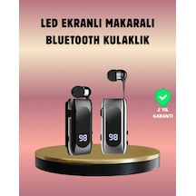 Dijital Göstergeli Bluetooth Kulaklık Klipsli Ve Şık Tasarım