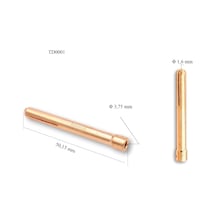Td0001/16 1,6 Mm Collet-pens Tig 17-18-26 10n23 Trafimet