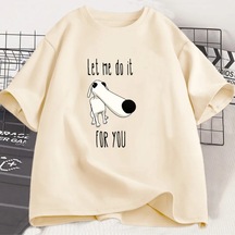 Flood Of Style Senin İçin Yapalım Uzun Burun Köpek Meme T-shirt Pamuk Harajuku Köpek Sevgilisi Borzoi Köpek Beyaz