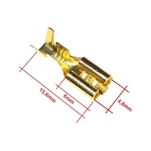 Sf1D Mini - Kablo Ucu Mini Dişi Terminal (4.8Mm) - Seçenekli Ürün