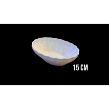 Roy King Twıst Porselen Oval Derin Kase 15 Cm 1 Adet