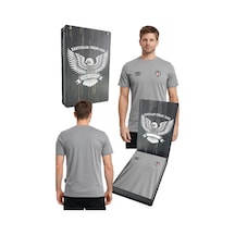 Beşiktaş Umbro Beşiktaş Antrenman T-shirt Pamuklu 25/26 Lazer Kutu Gri - Beyaz