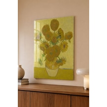 Vincent Van Gogh Sunflowers Cam Tablo