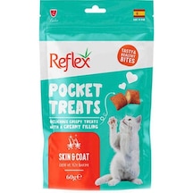 Pocket Treats Deri Ve Tüy Bakımı Yetişkin Kedi Ödül Maması 60 Gr