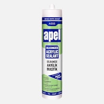 As55 Silikonize Mastik Beyaz 500gr Apel Diğer