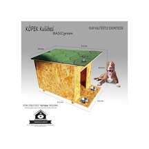 Köpek Kulübesi Basicgreen - Köpek Evi Yuvası 81 x 60 x 50 CM