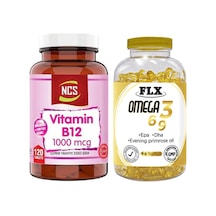 Vitamin B12 120 Tablet & Flx Omega 3-6-9 90 Tablet