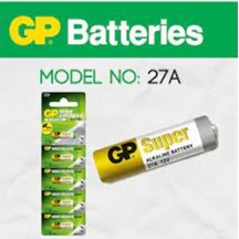 Gp 27A Mn27 12V Alkalin Pil Kartela 5'Li